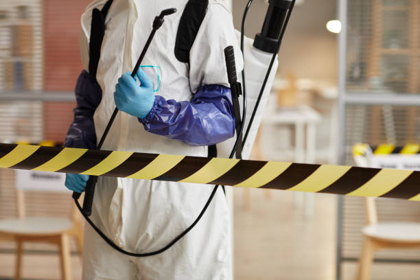 Professional Biohazard technician working in Biola, CA